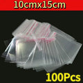 100PCS Multiple Size Clear Self-adhesive Cello Cellophane Bag Self Sealing Small Plastic Bags For Candy Packing Resealable Bags