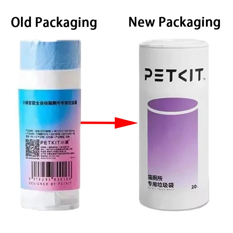 Petkit Smart Cat Toilet Garbage Bag Large Volume Cat Poo Collection Storage Trash Bags Cat Litter Household Pet Cleaning Tools