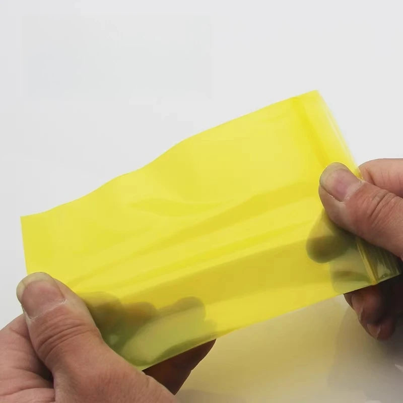 Moisture Proof Pocket Yellow Sealed PE Self Sealing Bags Thickened Accessories Classification Sample Bag Complete Specifications