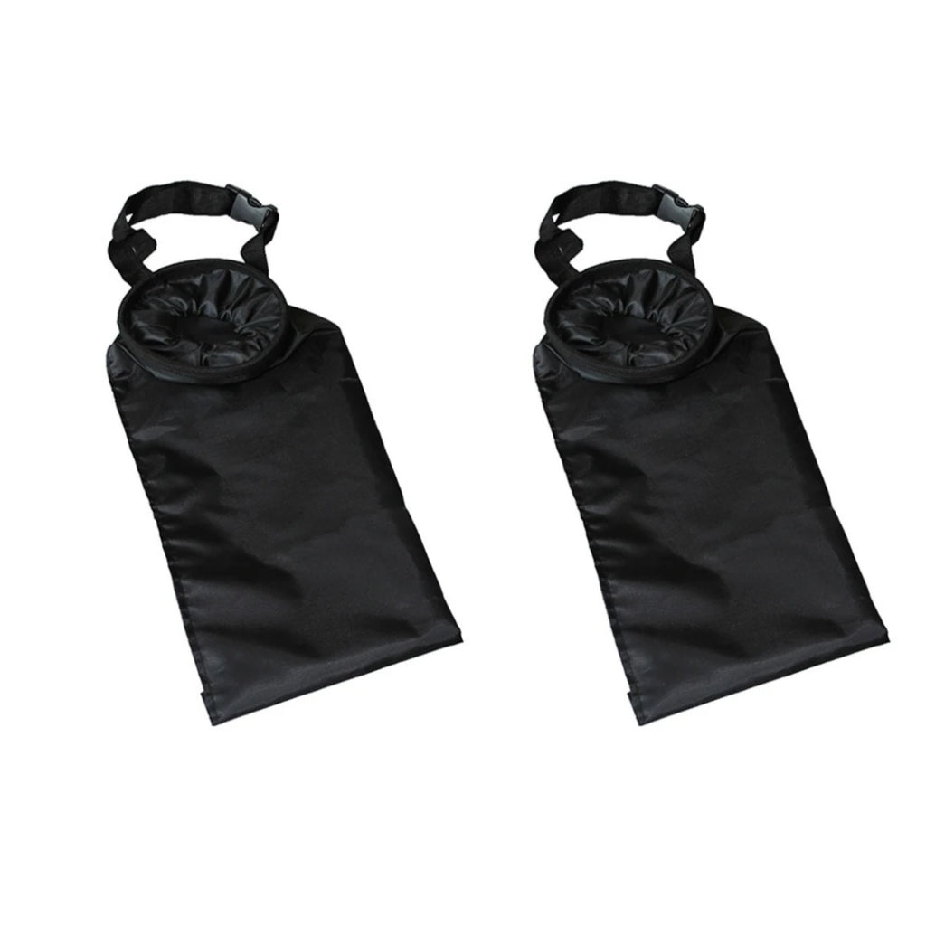 Black Car Trash Can Pack Bag Waterproof Car Trash Bag for Little Leak Proof Cooler Bag- Car Garbage Bag with Side Pocket Zr
